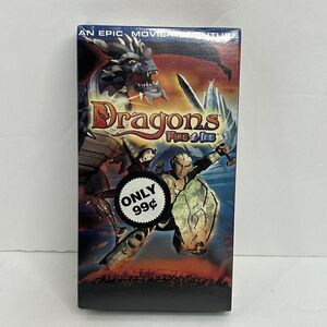 Dragon's Fire & Ice vhs 2004. Sealed